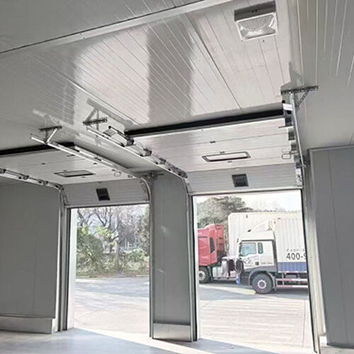 High-Strength Steel Industrial Sectional Overhead Door For Automotive Parts Facilities