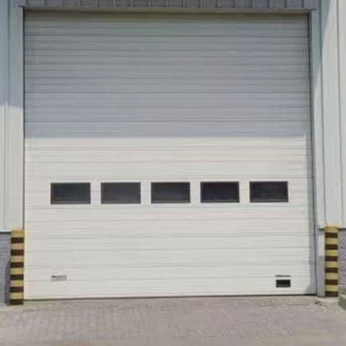 2mm Automatic Industrial Sectional Overhead Door For Industrial Fabrication Workshop Operations