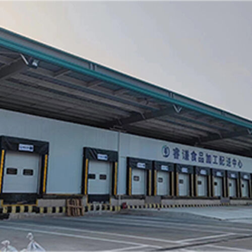 2mm Automatic Industrial Sectional Overhead Door For Industrial Fabrication Workshop Operations