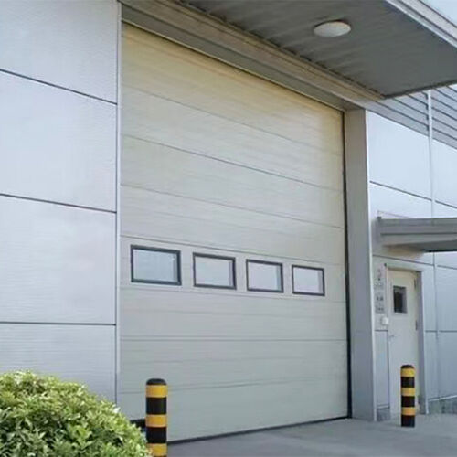 Smooth Quiet Reliable Industrial Sectional Overhead Door For Assembly Workshop Operations