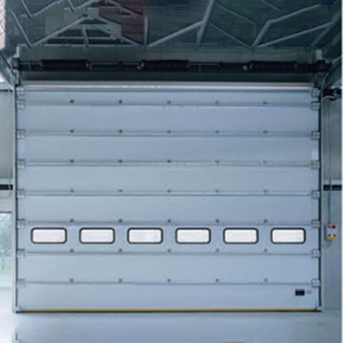 High-Frequency Stable-Operation Industrial Sectional Overhead Door For Logistics Transit Warehouses