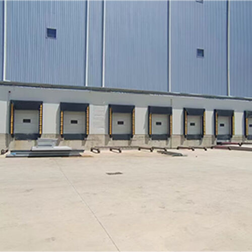 Wind-Resistant Level-11 Industrial Sectional Overhead Door For Parcel Sorting Centers