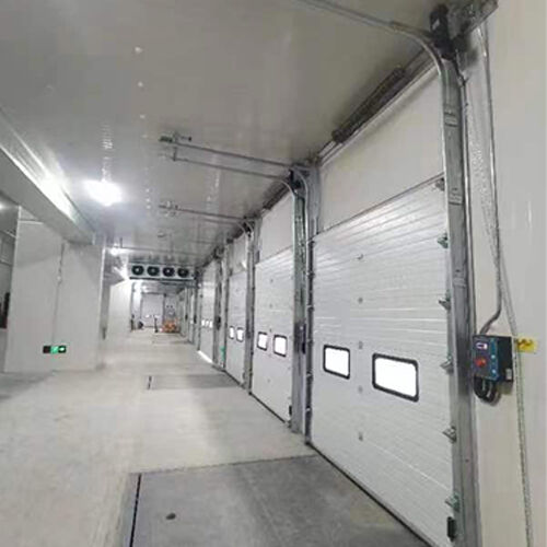 40 mm 50 mm 80 mm Dikte paneel Automatische industriële deur voor cross-docking faciliteiten