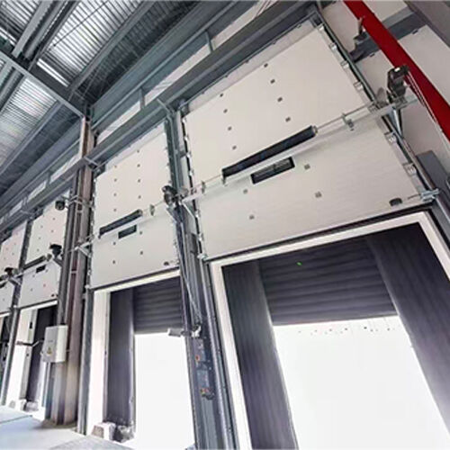 Industrial Automatic Overhead Windproof Sectional Steel Overhead Doors For General Storage Warehouses