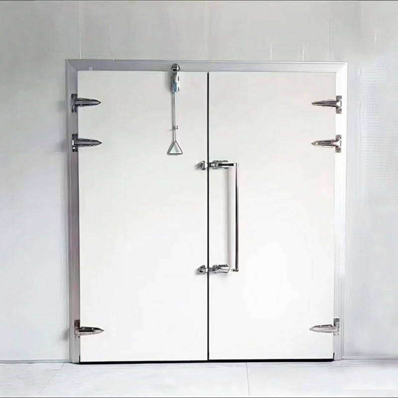 Semi Recessed Cold Storage Door For Food Processing / Production Cold Rooms