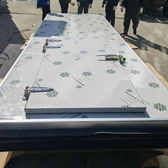 Semi Embedded Cold Room Swing Door For Industrial / Commercial Cold Storage Facilities
