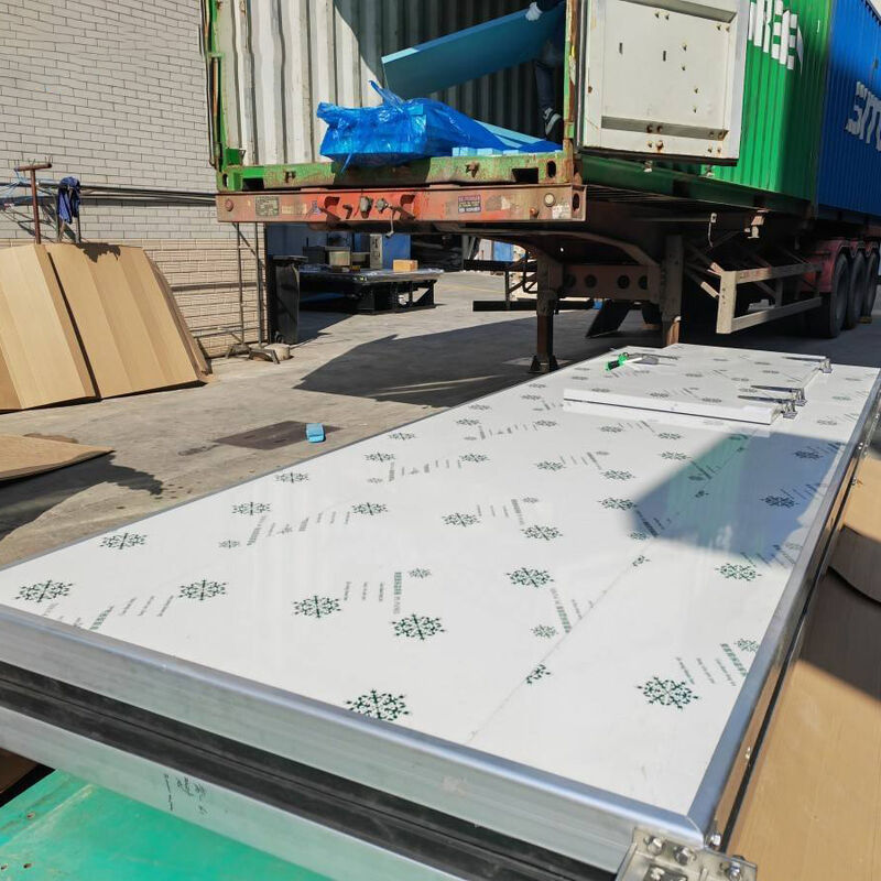 Semi Recessed Cold Storage Door For Food Processing / Production Cold Rooms
