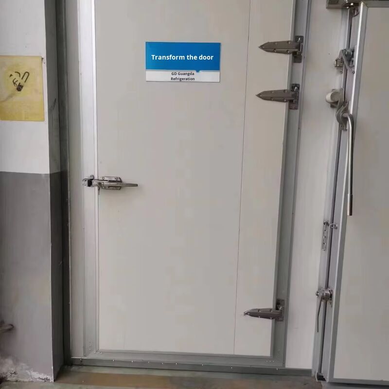Semi Recessed Cold Room Door 75mm 100mm 120mm 150mm For Food Cold Chain Storage