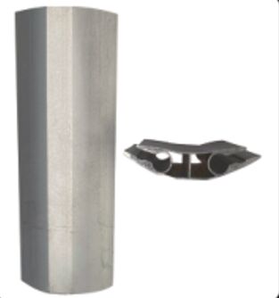 Industrial Wind Resistant Door Rod Anti Corrosion For High Speed Door