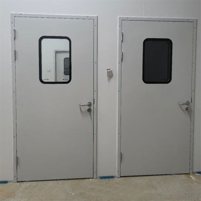 Customized Size Cleanroom Door Modern Steel Clean Door Popular Smart Door For Industrial Cleanrooms