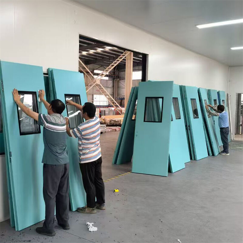 Industrial Hospital Hygienic Purification Medical Steel Clean Room Door for Pharmacy Hospital Lab Office Apartment