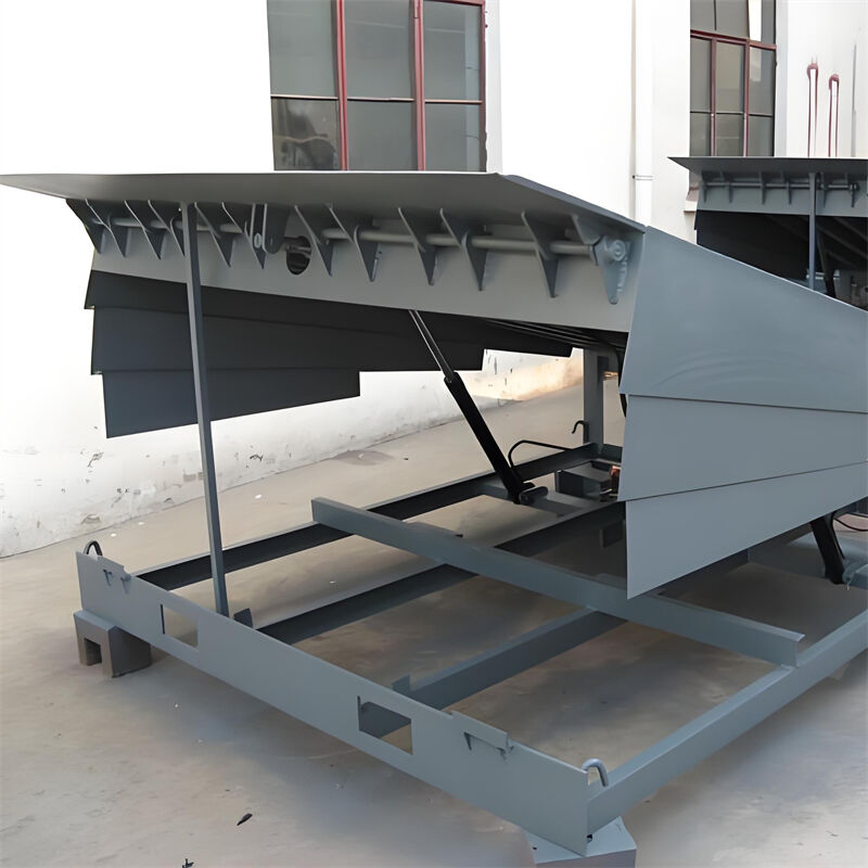 Poweramp Dock Levelers With 8mm Panel Material Support Heavy Cargo Transfer For Truck Dock Systems