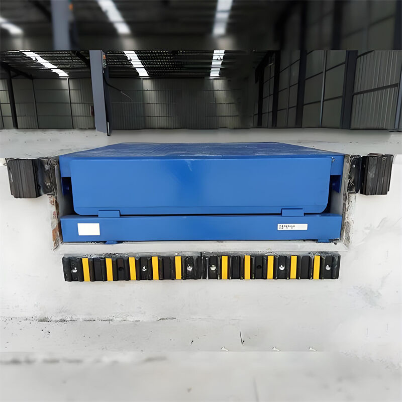 Poweramp Dock Levelers With 8mm Panel Material Support Heavy Cargo Transfer For Truck Dock Systems