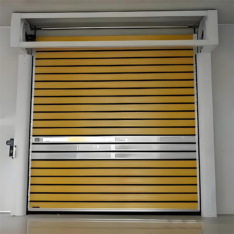 Aluminium-Paneel Spiraal Hoge Snelheid Deur Rol-Omhoog Sluissysteem Commerciële Gebouw Toegang