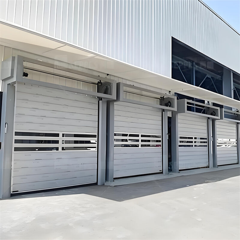 0.75-1.5KW Sistema de acceso a la puerta de alta velocidad industrial en espiral de servo