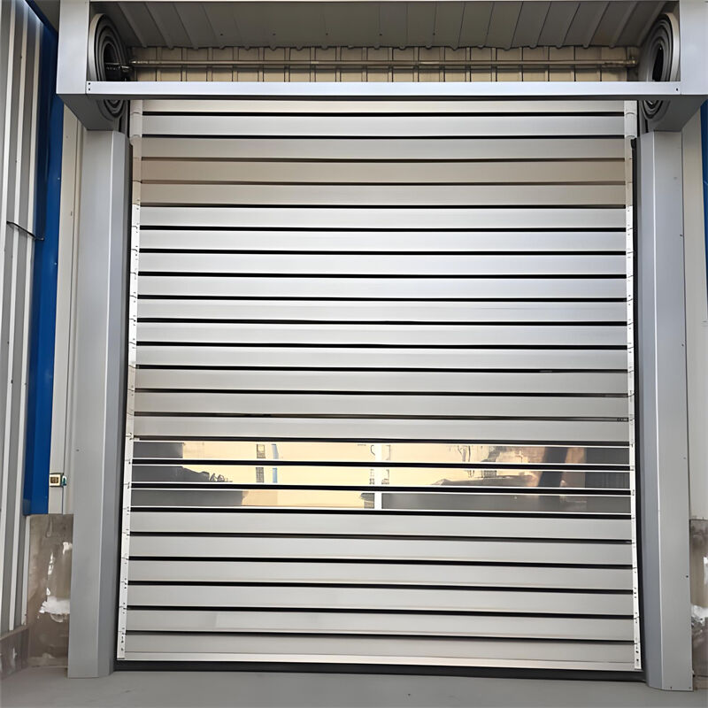 0.75-1.5KW Servo-Driven Industrial Spiral High Speed Door For Commercial Parking Access