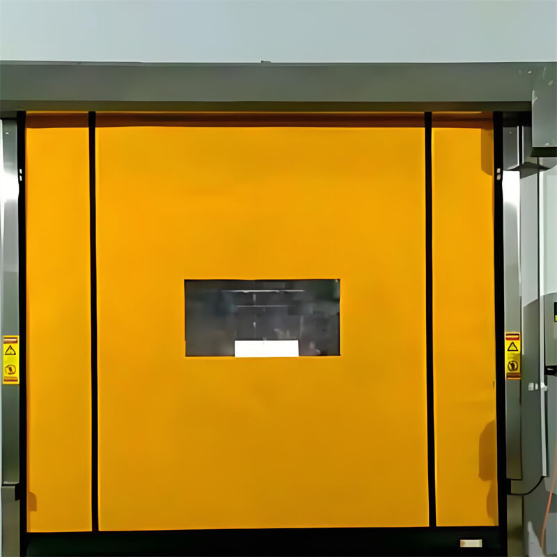 1.2-2.0mm Flexible PVC High Speed Zipper Door Stable Operation for Industrial Automation Warehouse Areas