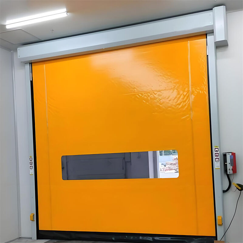 1.2-2.0mm Flexible PVC High Speed Zipper Door Stable Operation for Industrial Automation Warehouse Areas