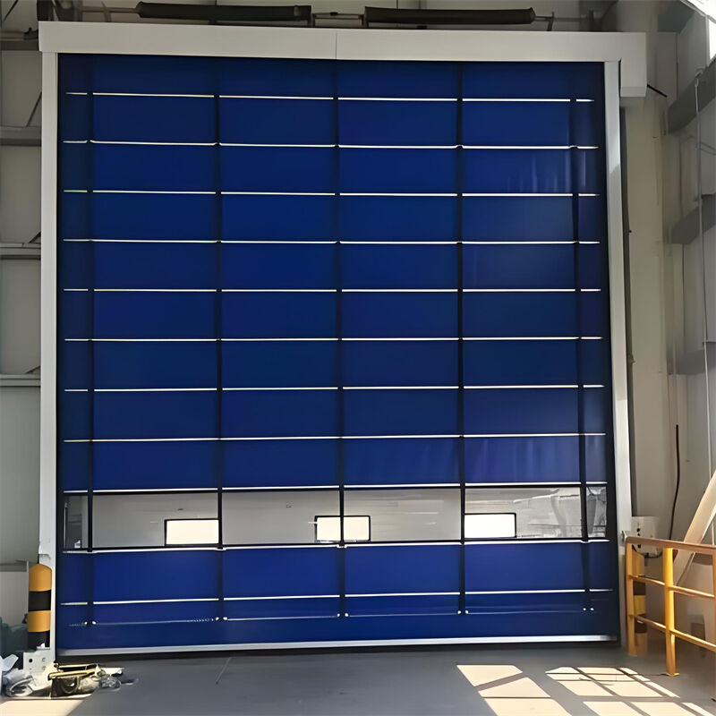 Industrial High Speed Folding Door 0.5-3.7kw Power Heavy Duty Fast Door System For High-demand Environments