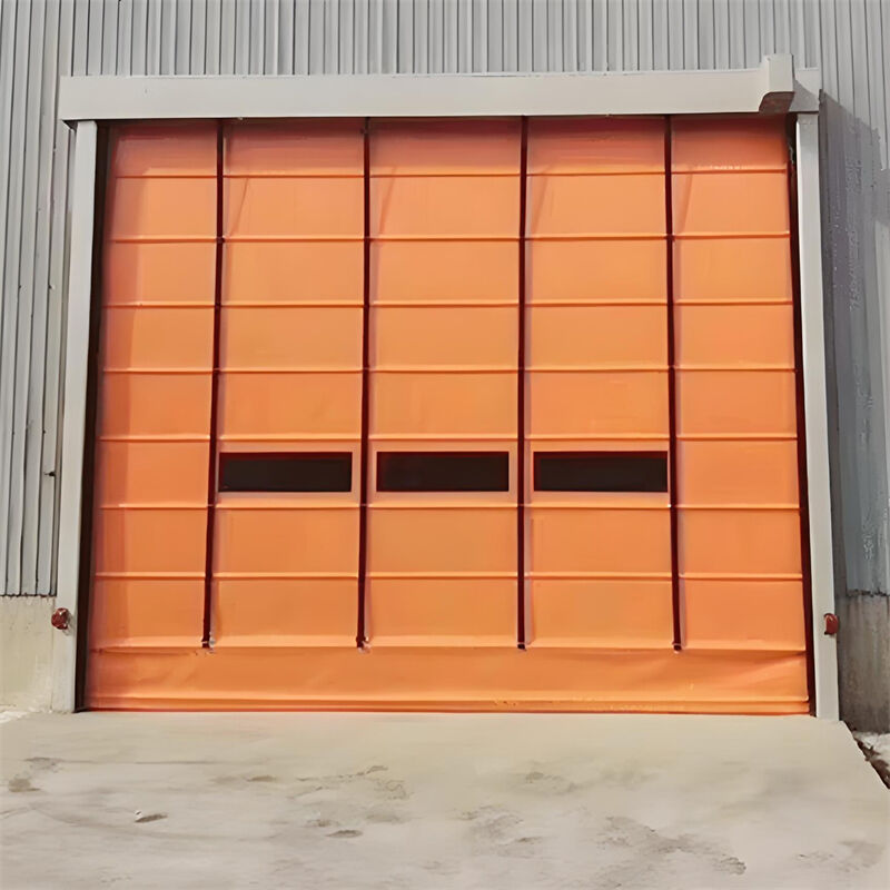 Industrial High Speed Folding Door 0.5-3.7kw Power Heavy Duty Fast Door System For High-demand Environments