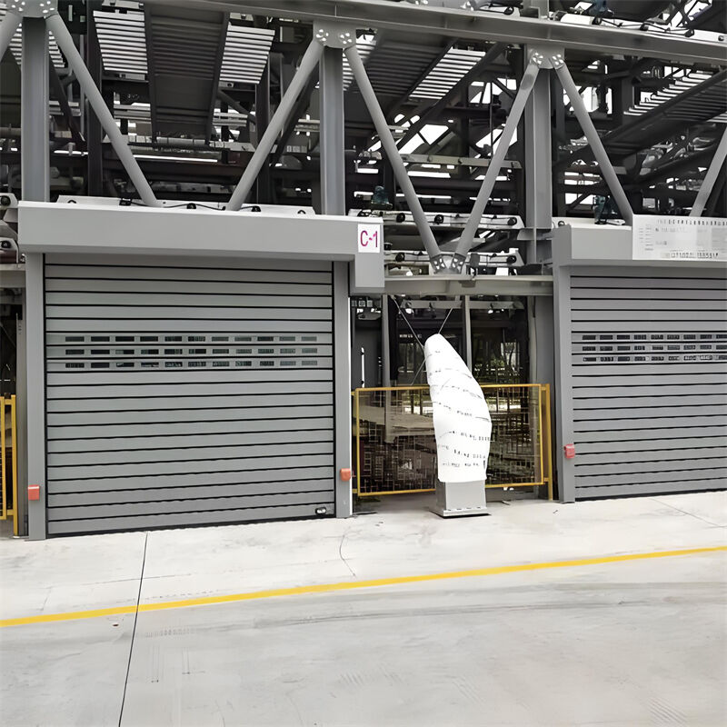 380V 220V Thermal Insulation Performance Insulated Aluminum Rigid High Speed Door For Cold Storage Entrance/Exit