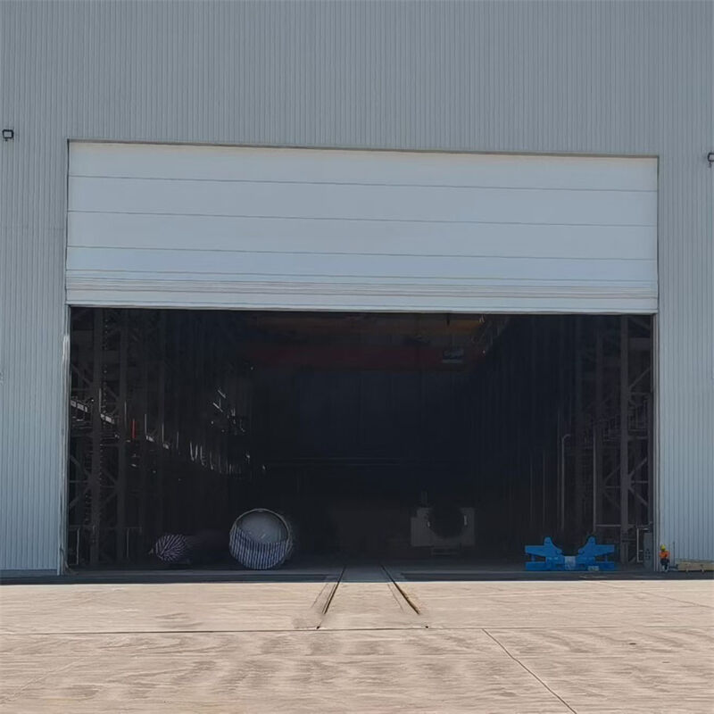 0.8–1.2 mm PVC Curtain High Speed Stacking Door with Class 6 Wind Resistance for Industrial Fast Access