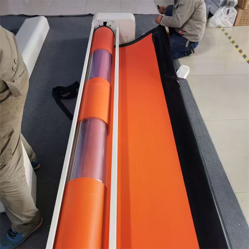 PVC High Speed Zipper Door Industrial Automatic Door With Airbag Protection System For Industrial Efficiency Clean Environments