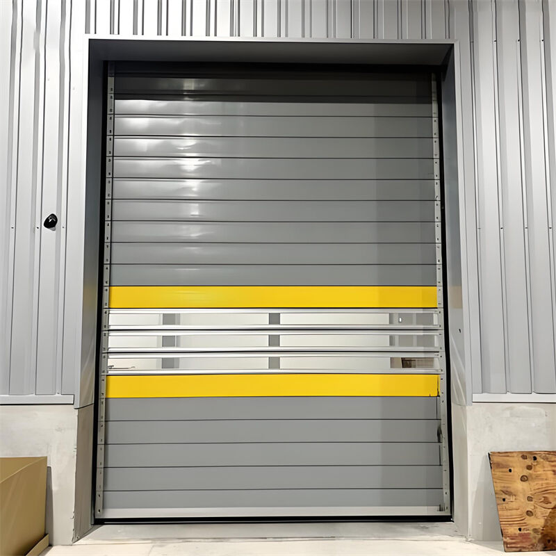 High-Frequency Operation Industrial Rigid High Speed Door For Main Warehouse Entrance