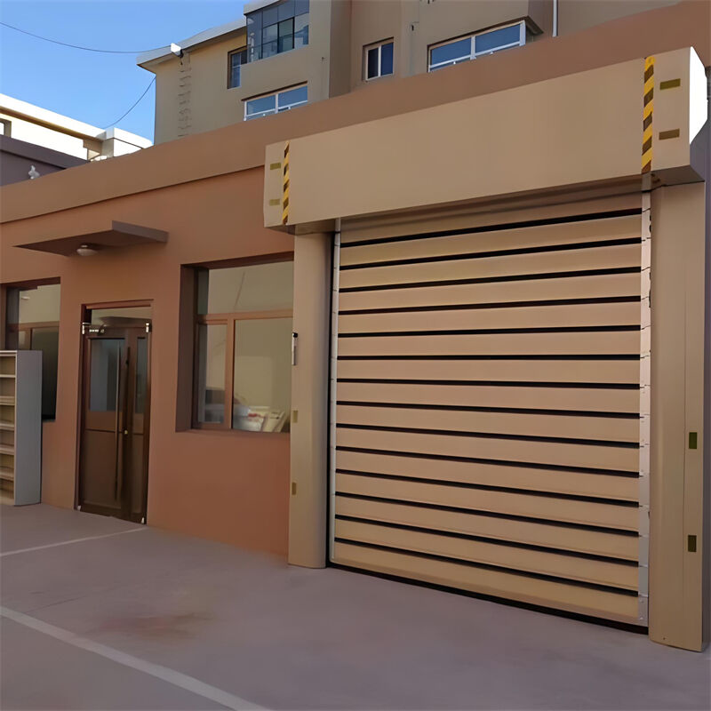 High-Frequency Operation Industrial Rigid High Speed Door For Main Warehouse Entrance