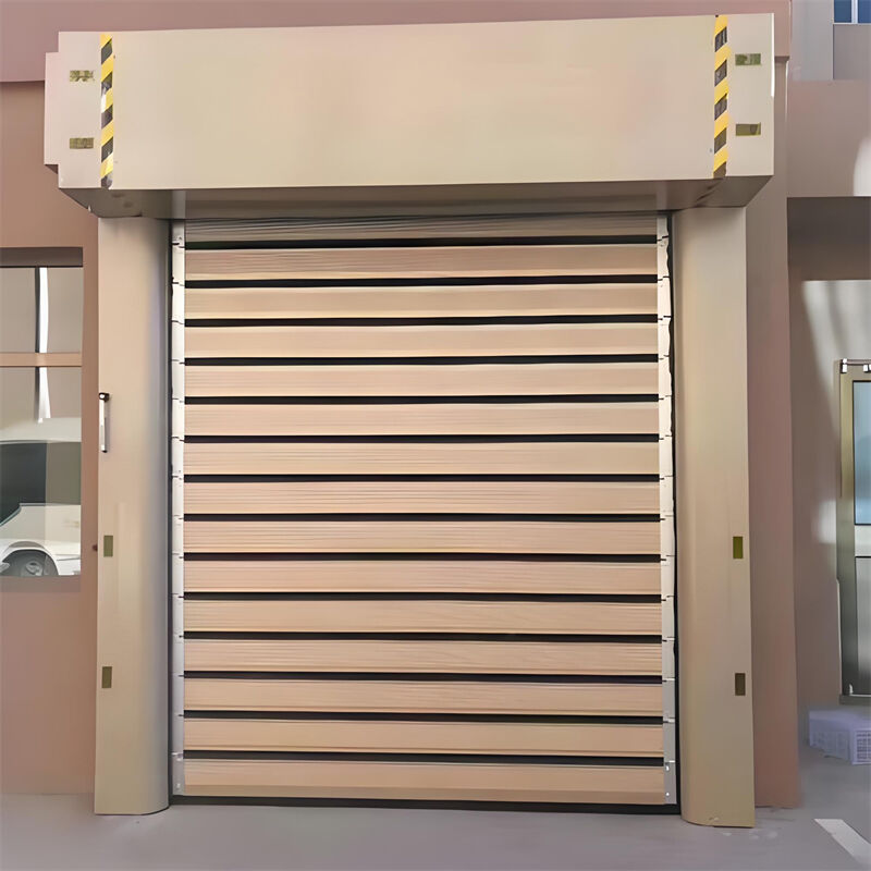 Structurally Stable Customized Size Rigid High Speed Door For Factory Main Gate