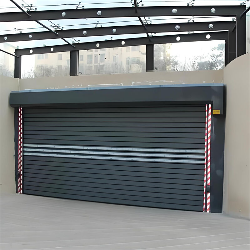 Structurally Stable Customized Size Rigid High Speed Door For Factory Main Gate