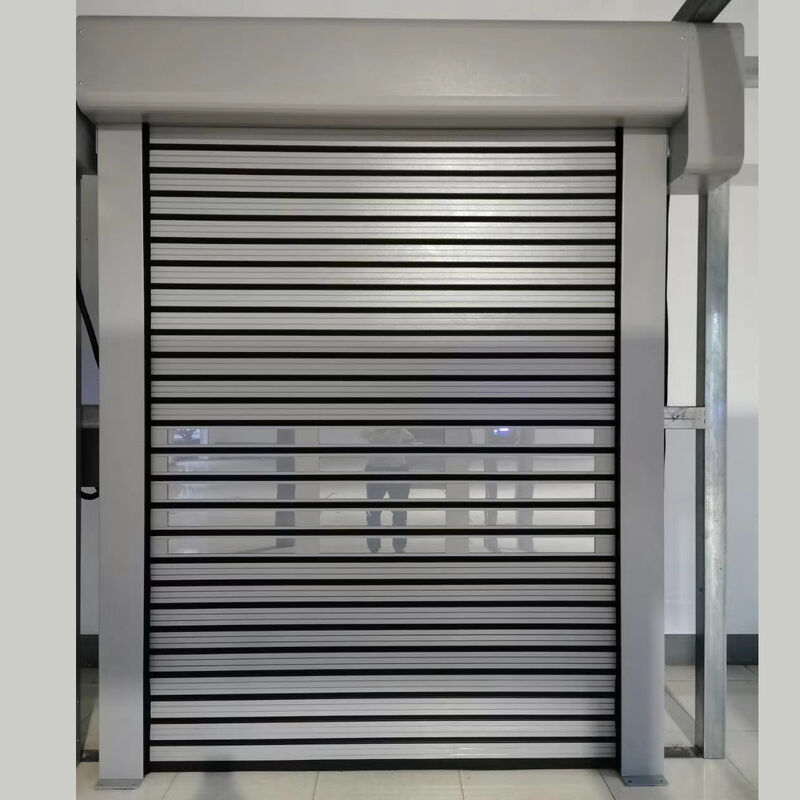 0.75-3.8kw High Cleanliness Aluminum Rigid High Speed Door For Lithium Battery Factory