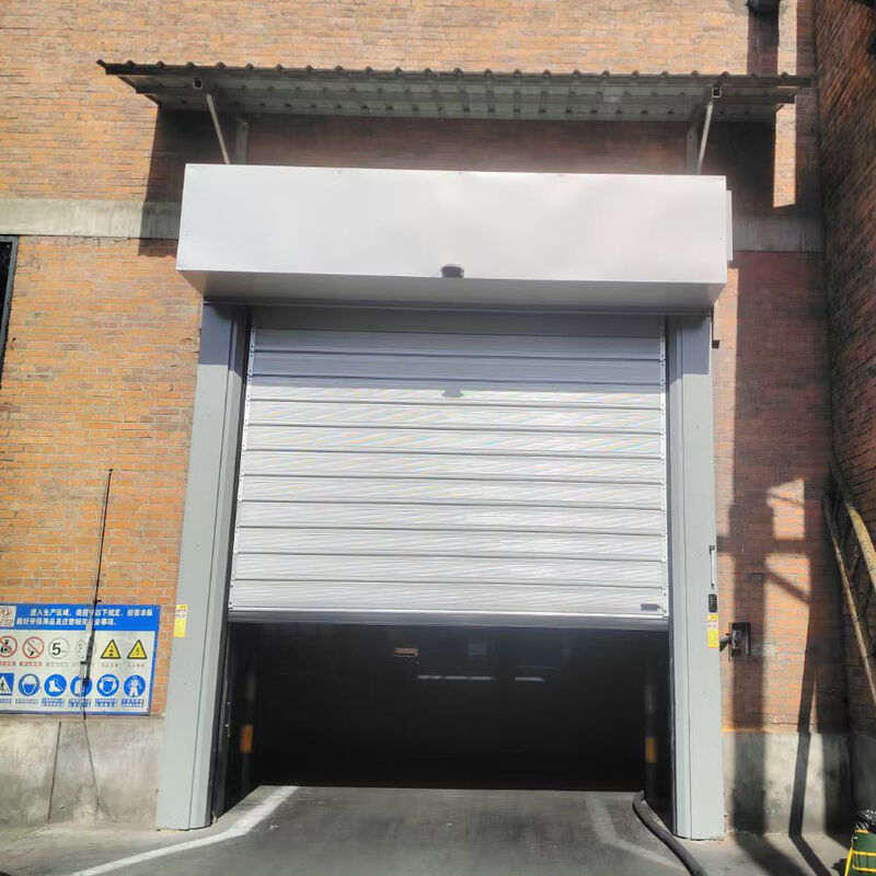 Weather-Resistant Outdoor Spiral High Speed Industrial Access Door For External Applications