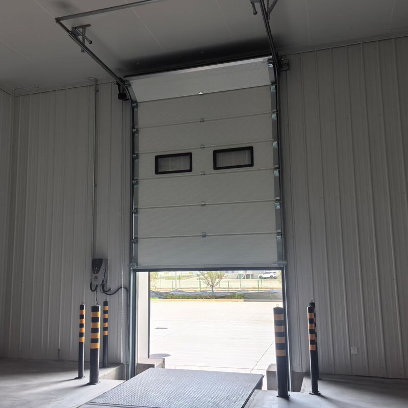 Insulated-Panel Industrial Sectional Overhead Door For Regional Distribution Center Operations