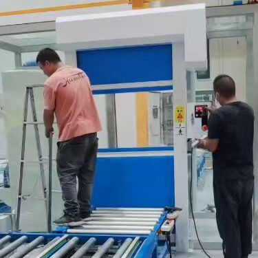 Σχεδιασμός εξοικονόμησης χώρου βιομηχανικές πόρτες υψηλής ταχύτητας για διαδρόμους λειτουργίας εξοπλισμού