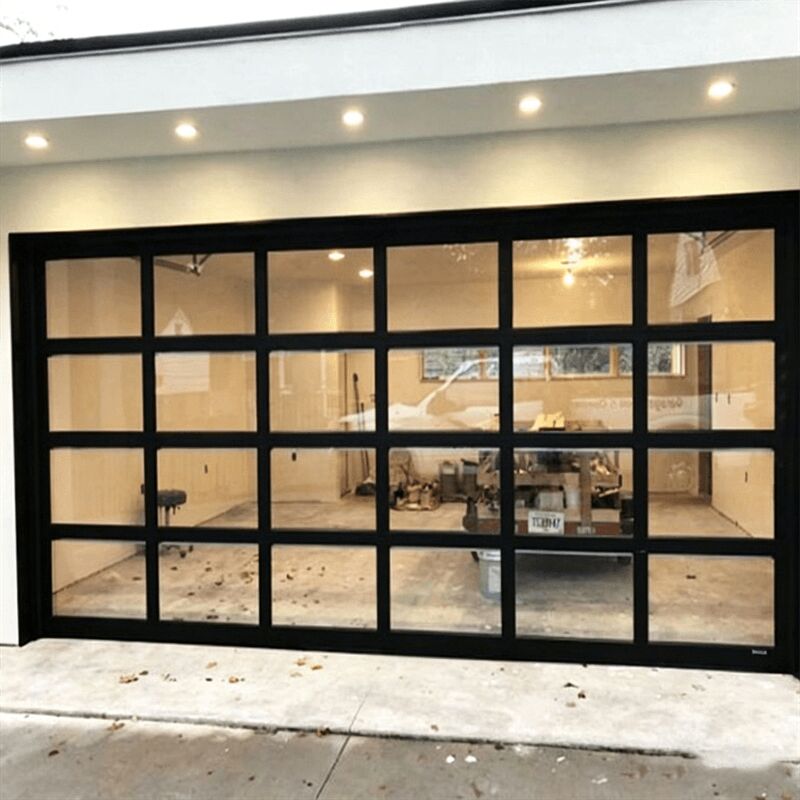 Premium Glass Garage Doors For Car Showrooms Modern Design Visibility Smart Operation