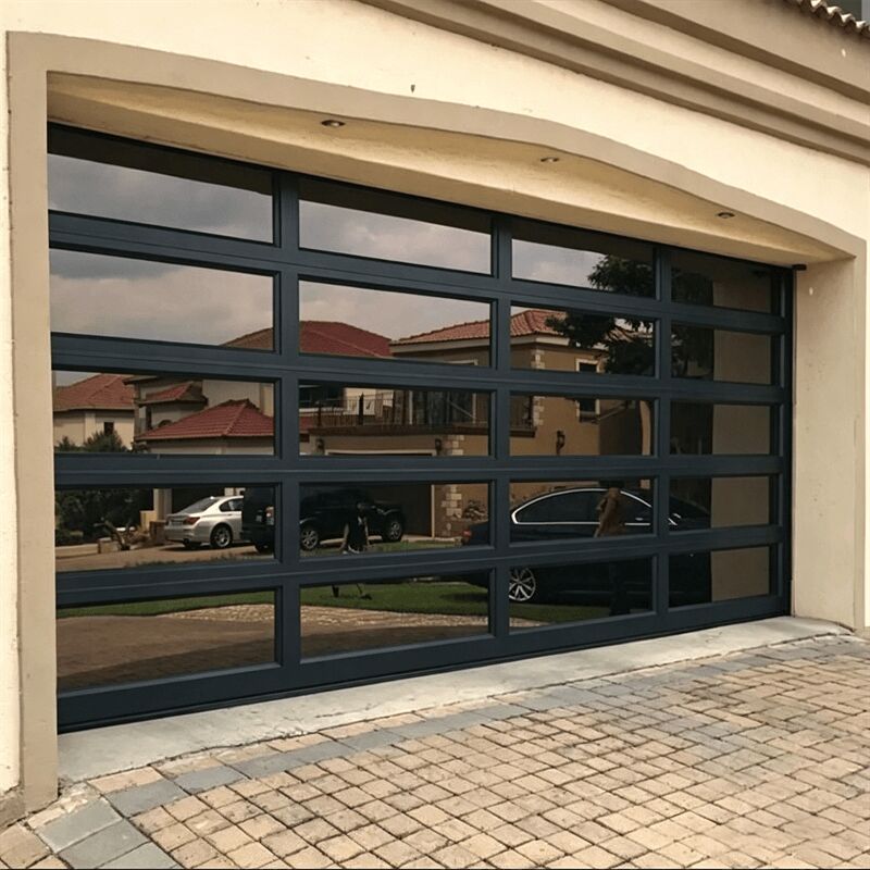 Durable Commercial Garage Doors For Parking Garages Building Entrances With Automation Safety