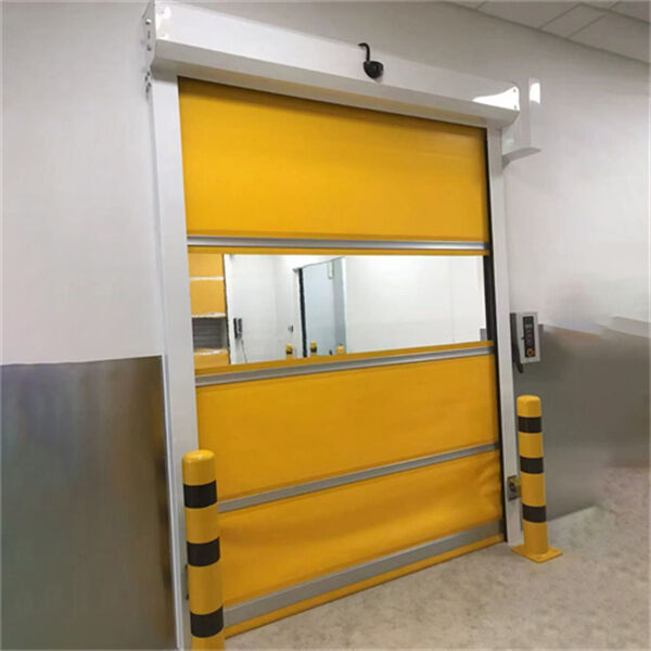 2.5m/s Quick-Acting PVC Industrial High Speed Roll Up Door For Forklift Traffic Passages
