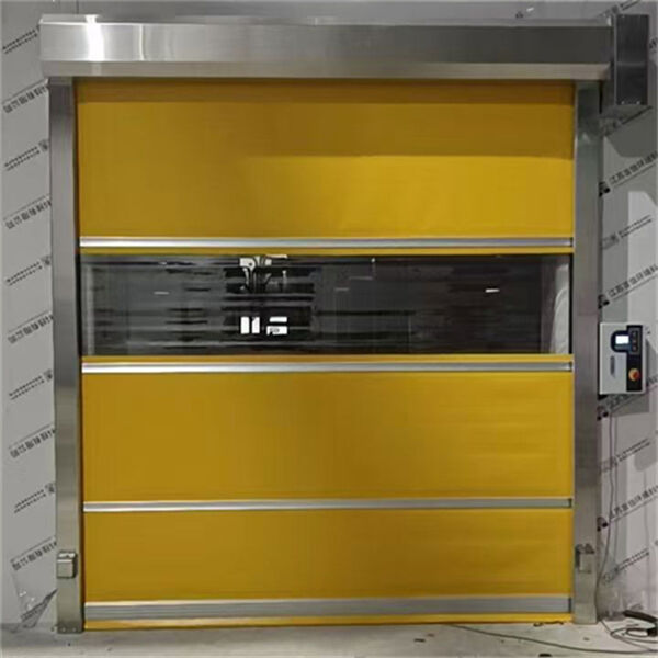 Energy-Saving Tight-Sealing PVC Industrial High Speed Door For Custom Sized Warehouse Openings