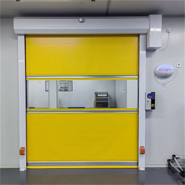Hygienic-Design PVC Industrial High Speed Door For Pharmaceutical Clean Room Operations