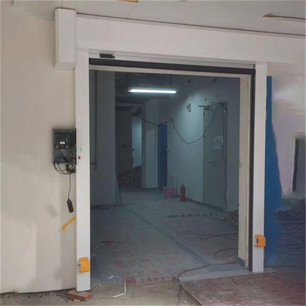 High Speed PVC Roll Up Door With Dust Control For Recycling Facilities