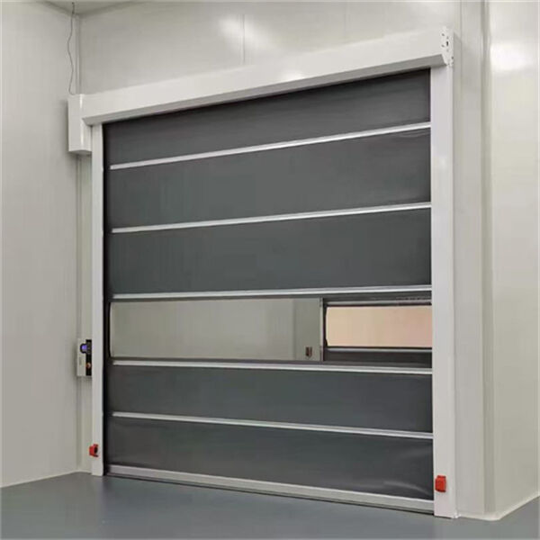 High Speed Pvc Industrial Door With Dust Control Solution For Pharmaceutical Clean Rooms