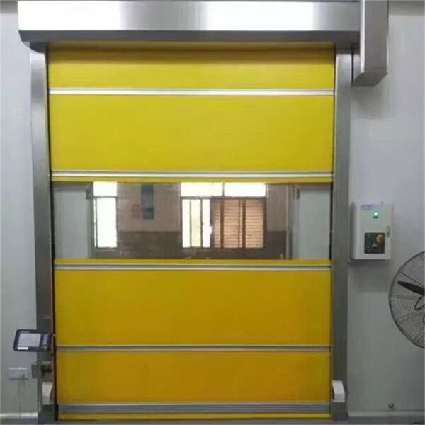 Vehicle-Sensor-Controlled PVC Industrial High Speed Door For Recycling Facility Operations