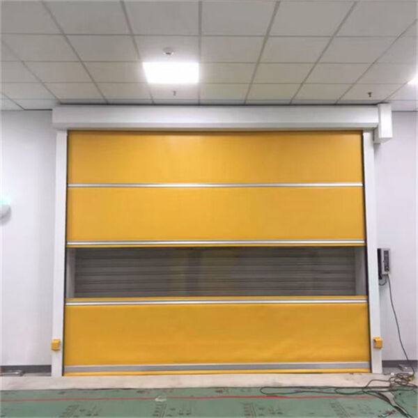 Excellent-Sealing Hygienic PVC Industrial High Speed Door For Food Processing Facilities