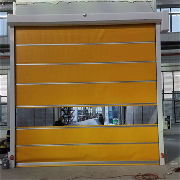 Excellent-Sealing Hygienic PVC Industrial High Speed Door For Food Processing Facilities