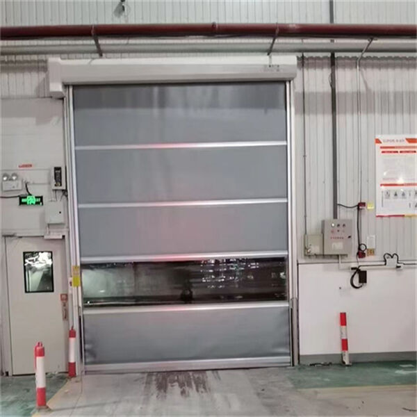 Warehouse-Grade PVC Industrial Roll Up Door For Logistics Center Operations
