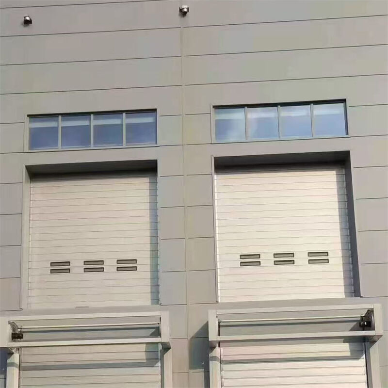 Customized Size Industrial Sectional Overhead Door With Excellent Sealing For Raw Material Storage Areas