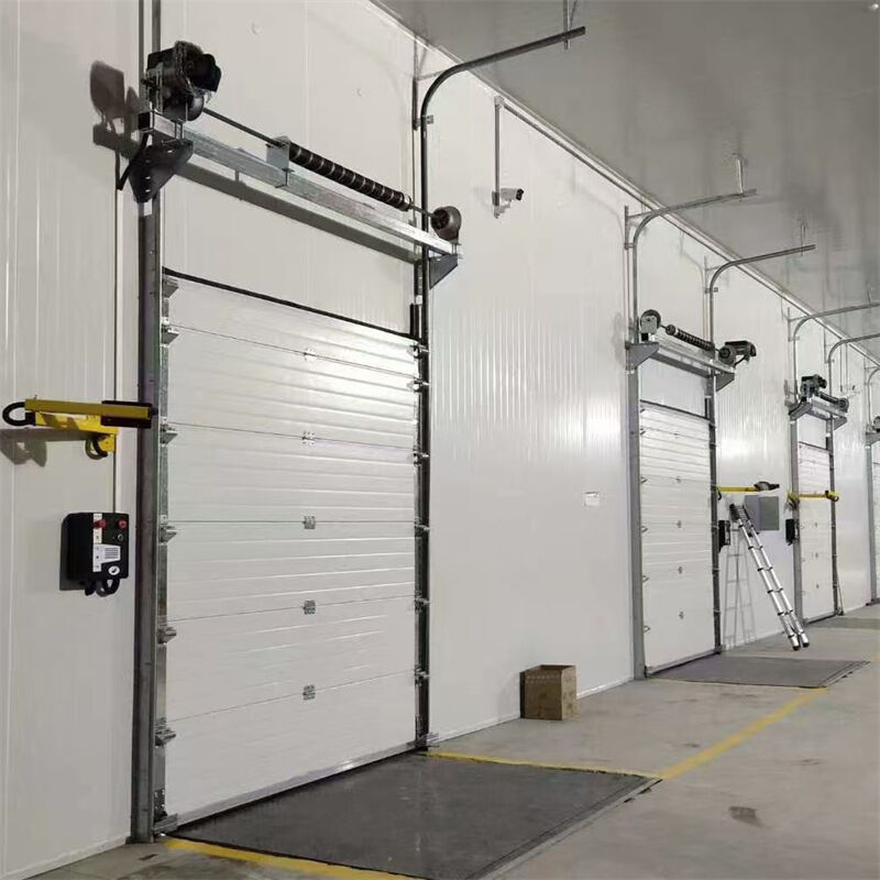 Customized Size Industrial Sectional Overhead Door With Excellent Sealing For Raw Material Storage Areas