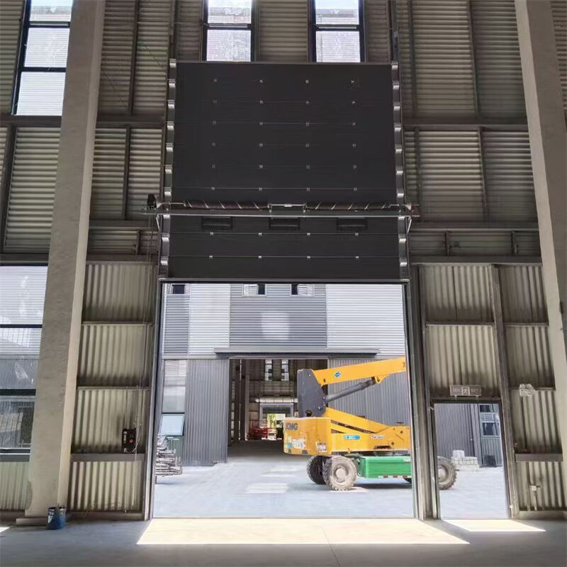 2mm Galvanized Steel Industrial Sectional Overhead Door For Manufacturing Plant Loading Bays