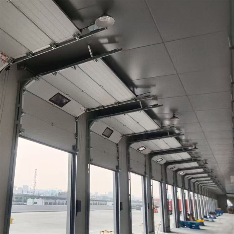 2mm Galvanized Steel Reliable Industrial Sectional Overhead Door For Finished Goods Dispatch Zones